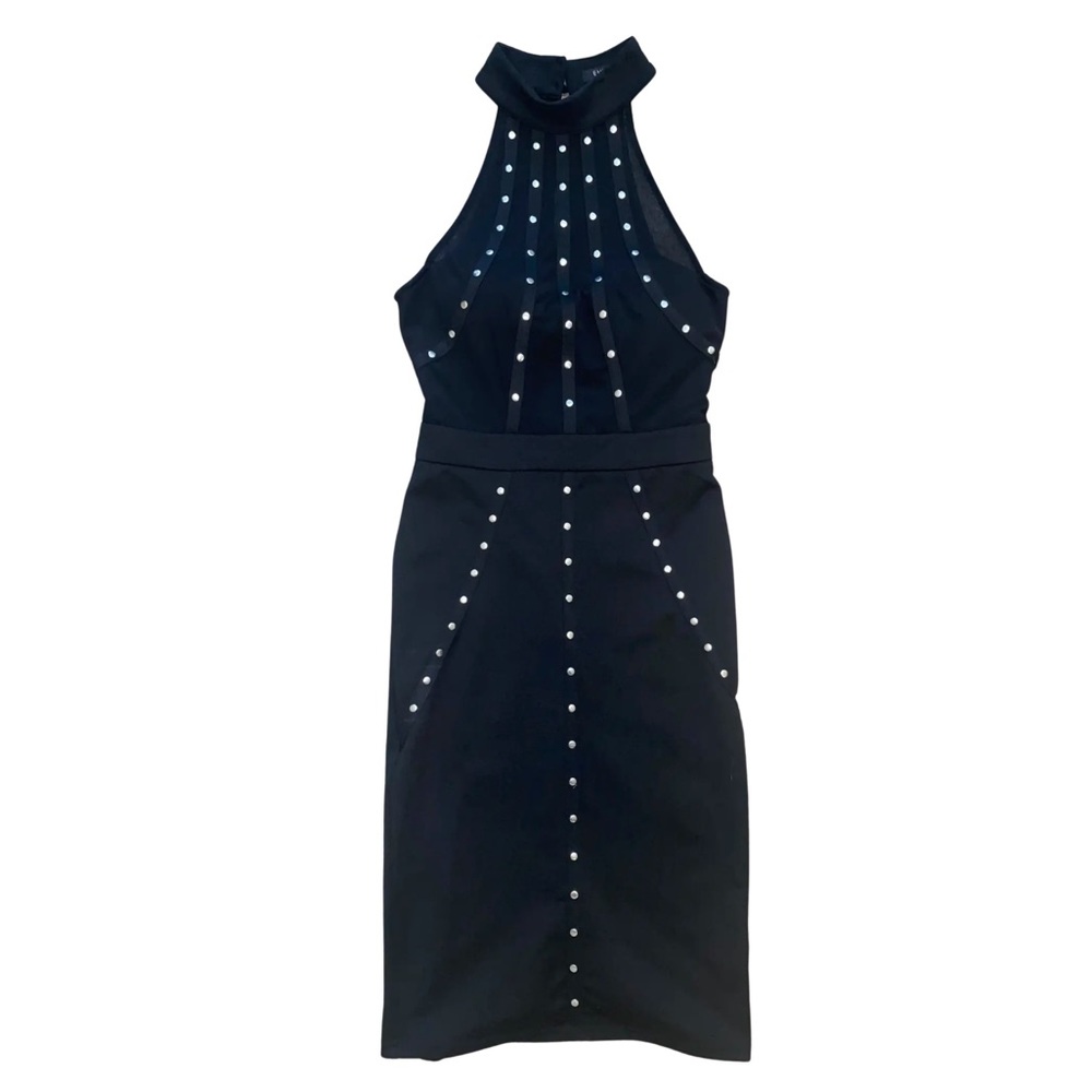 Black Midi Halter top